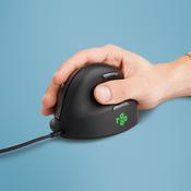 R-Go Tools Ergonomic mouse R-Go HE Break with break software, large (hand size ≥ 185 mm), right-handed, Wired, black image