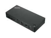 Lenovo 40AY0090IT laptop dock/port replicator Wired USB 3.2 Gen 1 (3.1 Gen 1) Type-C Black image