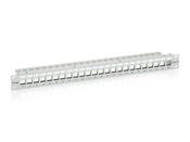 Equip 24-Port Keystone Cat.6 Shielded Patch Panel, Light Grey image