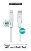 eSTUFF ES602170 lightning cable 1 m White