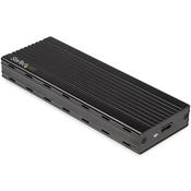 StarTech.com USB-C 10Gbps to M.2 NVMe SSD Enclosure - Portable External M.2 NGFF PCIe Aluminum Case - 1GB/s Read/Write - Supports 2230, 2242, 2260, 2280 - TB3 Compatible - Mac &amp; PC image