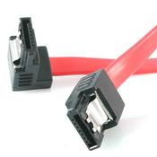 StarTech.com 12in Latching SATA to Right Angle SATA Serial ATA Cable image