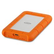 LaCie Rugged USB-C external hard drive 4 TB Orange, Silver image