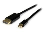 StarTech.com 4m (13ft) Mini DisplayPort to DisplayPort 1.2 Cable - 4K x 2K UHD Mini DisplayPort to DisplayPort Adapter Cable - Mini DP to DP Cable for Monitor - mDP to DP Converter Cord image