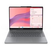 Lenovo Chrome 2in1 14IRU10 Intel Core 5 120U Chromebook 35.6 cm (14") Touchscreen WUXGA 8 GB LPDDR5-SDRAM 128 GB UFS Wi-Fi 6E (802.11ax) ChromeOS English Grey image