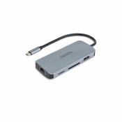 DICOTA D32062 interface hub USB Type-C Silver image