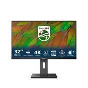 Philips 3000 series 32B1U3900/00 computer monitor 80 cm (31.5") 3840 x 2160 pixels 4K Ultra HD LCD Black image