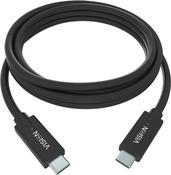 Vision TC 1MUSBC/BL USB cable USB 3.2 Gen 1 (3.1 Gen 1) 1 m USB C Black image
