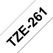 Brother TZE-261 DirectLabel black on white Laminat 36mm x 8m for Brother P-Touch TZ 3.5-36mm/HSE/6-36mm image