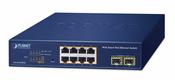 PLANET 8-Port 10/100/1000T 802.3at Managed L2 Gigabit Ethernet (10/100/1000) Blue image