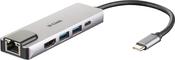 D-Link 5-in-1 USB-C Hub with HDMI/Ethernet and Power Delivery image