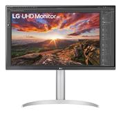 LG 27UP850K-W computer monitor 68.6 cm (27") 3840 x 2160 pixels 4K Ultra HD LED Silver, White image