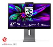 Philips Brilliance 27E3U7903/00 computer monitor 68.6 cm (27") 5120 x 2880 pixels 5K Ultra HD LCD Grey image