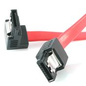 StarTech.com 18in Latching SATA to Right Angle SATA Serial ATA Cable image
