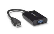 StarTech.com HDMI to VGA Video Adapter Converter with Audio for Desktop PC / Laptop / Ultrabook - 1920x1080 image