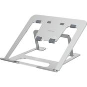 Fellowes Alumia Laptop Riser Portable Laptop Stand Max Size 15 inch Max Weight 5kg Silver image
