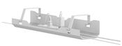 Neomounts ADS07-122WH Cable tray - screw-mounted - universal image