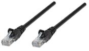 Intellinet Network Patch Cable, Cat5e, 3m, Black, CCA, U/UTP, PVC, RJ45, Gold Plated Contacts, Snagless, Booted, Lifetime Warranty image