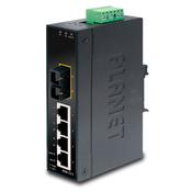 PLANET ISW-511 network switch Unmanaged L2 Fast Ethernet (10/100) Black image