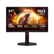 AOC G4 24G4ZR computer monitor 60.5 cm (23.8") 1920 x 1080 pixels Full HD LED Black, Red image