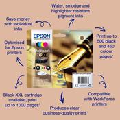 Epson C13T16224012/16 Ink cartridge cyan, 165 pages 3,1ml for Epson WF 2010/2660/2750