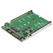StarTech.com M.2 SATA SSD to 2.5in SATA Adapter - M.2 NGFF to SATA Converter - 7mm - Open-Frame Bracket - M2 Hard Drive Adapter image