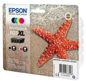 Epson C13T03A64010/603XL Ink cartridge multi pack Bk,C,M,Y high-capacity 8,9ml + 3x4ml Pack=4 for Epson XP 2100 image