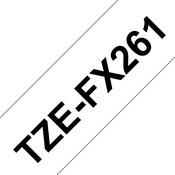 Brother TZE-FX261 DirectLabel black on white Laminat 36mm x 8m for Brother P-Touch TZ 3.5-36mm/HSE/6-36mm image