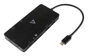 V7 UCMINIDOCK-ALTHV laptop dock/port replicator Docking USB 3.2 Gen 1 (3.1 Gen 1) Type-C Black image