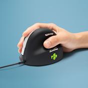 R-Go Tools Ergonomic mouse R-Go HE Break with break software, large (hand size ≥ 185 mm), right-handed, Wired, black image