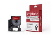 Capture CA-18057 label-making tape Black on white image