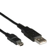 ROLINE USB 2.0 Cable, A - 5-Pin Mini, M/M 3.0 m image