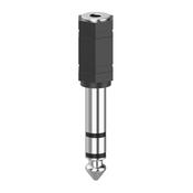 Hama 00205194 cable gender changer 3.5mm 6.3mm Black, Silver image