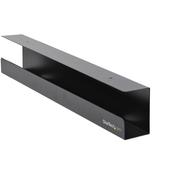 StarTech.com Under Desk Cable Management Tray - Office/Standing Desk Cable Tray Organizer - Desk/Table Mount Holder for Cords/Wire/Power Strip - Computer Cable Manager - 23-1/2"L x 4-1/2"D image