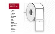 Capture 30001114-1PCS printer label White image