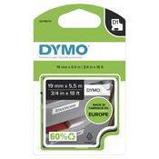 Dymo 16960/S0718070 DirectLabel-etikettes Polyester black on white 19mm x 5,5m for Dymo D1 6-19mm/24mm/400 Duo