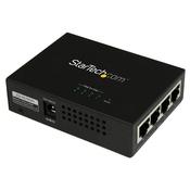 StarTech.com 4-Port Gigabit Midspan - PoE+ Injector - 802.3at/af image