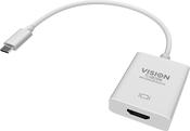 Vision TC-USBCHDMI USB graphics adapter 3840 x 2160 pixels White image