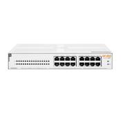 HPE Aruba Networking Aruba Instant On 1430 16G Class4 PoE 124W Unmanaged L2 Gigabit Ethernet (10/100/1000) Power over Ethernet (PoE) 1U White image