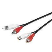 Microconnect AUDCH5 audio cable 5 m 2 x RCA Black image