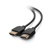 C2G 3ft (0.9m) Ultra Flexible High Speed HDMI® Cable with Low Profile Connectors - 4K 60Hz image