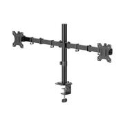 Hama Monitor Mount, 2 Monitors, Height-adjustable, Swivel/Tilt, 13" - 35", Black image