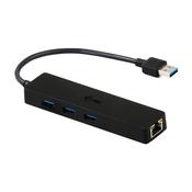 i-tec Advance USB 3.0 Slim HUB 3 Port + Gigabit Ethernet Adapter image