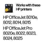 HP 3YL79AE/912 Ink cartridge yellow, 315 pages 2.93ml for HP OJ Pro 8010/e/8020 image