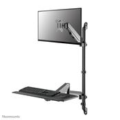 Neomounts WL90-325BL1 Sit-stand workstation wall 17-32" - gas spring image