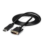 StarTech.com 6ft (1.8m) DisplayPort to DVI Cable, DisplayPort to DVI Adapter Cable, Passive DP to DVI-D Video Converter, 1080p - Replaced by DP2DVI2MM6 image