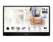 MSI PRO MP161DE E2 computer monitor 39.6 cm (15.6") 1920 x 1080 pixels Full HD LED Black image