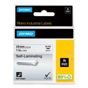 Dymo 1734821/S0773860 Ribbon self-laminating black on white 24mm x 5,5m for Dymo Rhino 6-24mm image