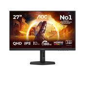 AOC G4 Q27G4XF computer monitor 68.6 cm (27") 2560 x 1440 pixels Quad HD LED Black, Grey image