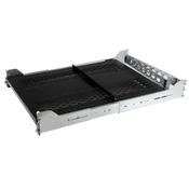 StarTech.com 2U Vented Sliding Server Rack Shelf w/ Cable Management Arm - 27.6 to 31.6in Adjustable Mounting Depth - 110lb - 19" Server Tray Shelf for Equipment Rack - 24in Deep